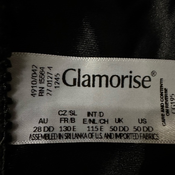 Glamorise Women's Full Figure Plus Size Wonderwire Front Close Bra #1245  NWT - Picture 5 of 6